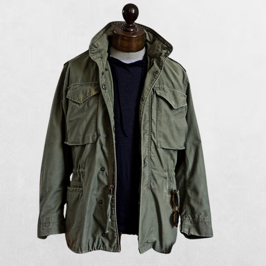 Rugged Men's Hooded Field Jacket - Durable Outdoor Comfort with Multi-Pockets